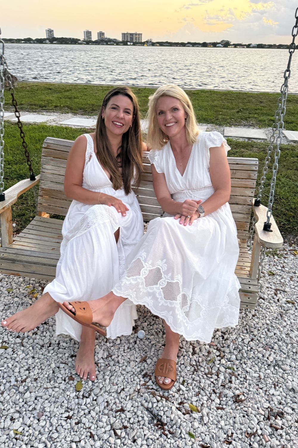 Natalie and Emily building a community